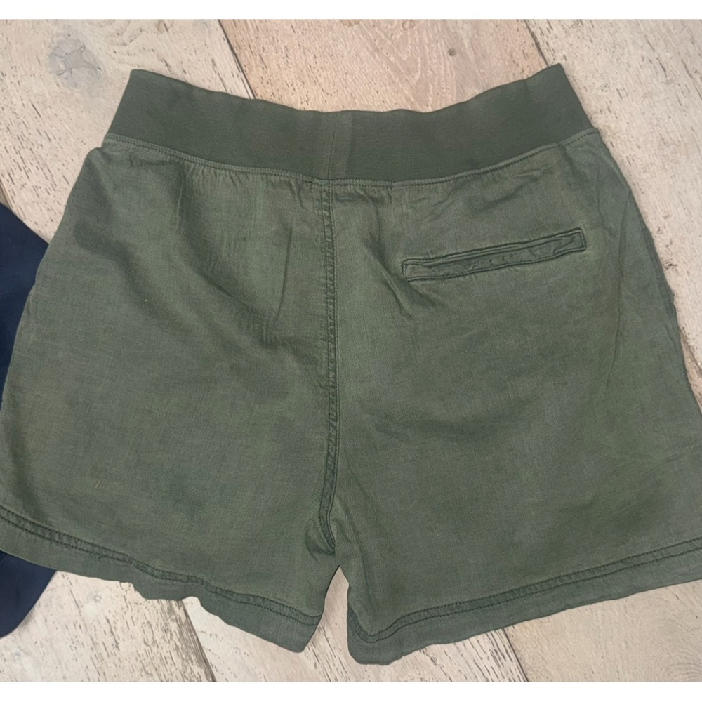 Faherity Cuffed Arlie Day linen tencel Shorts (lot bundle of 2) XS blue green - Picture 5 of 16